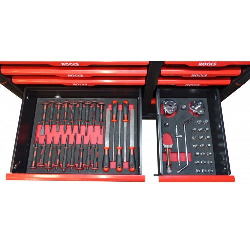 Dulap profesional dublu echipat cu 488 scule Rooks XXL [8]