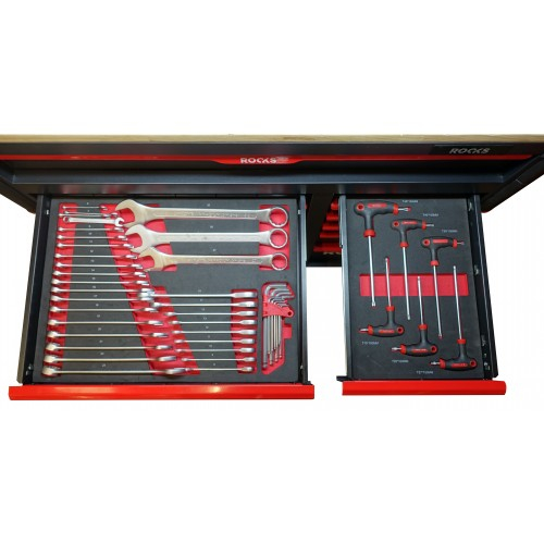 Dulap profesional dublu echipat cu 488 scule Rooks XXL [5]
