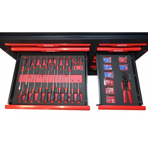 Dulap profesional dublu echipat cu 488 scule Rooks XXL [7]