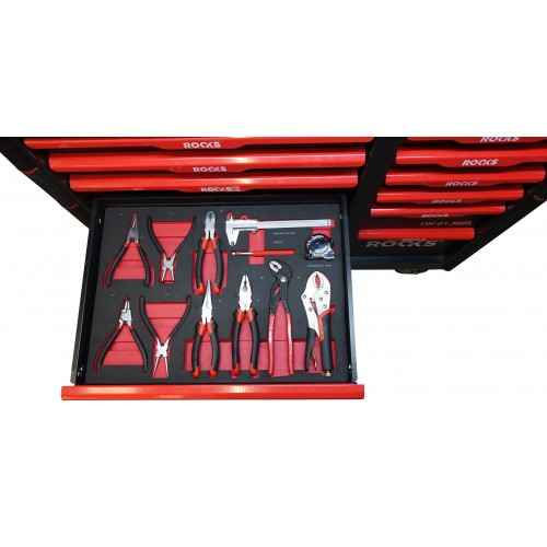 Dulap profesional dublu echipat cu 488 scule Rooks XXL [9]