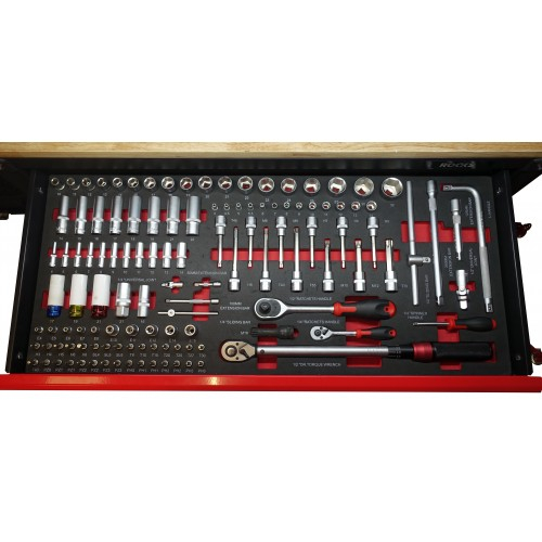 Dulap profesional dublu echipat cu 488 scule Rooks XXL [4]
