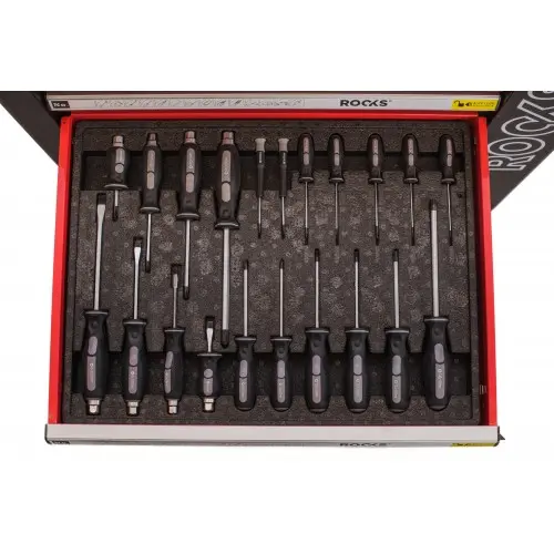 Dulap profesional echipat cu 235 piese+dulap lateral suplimentar Rooks Garage [9]
