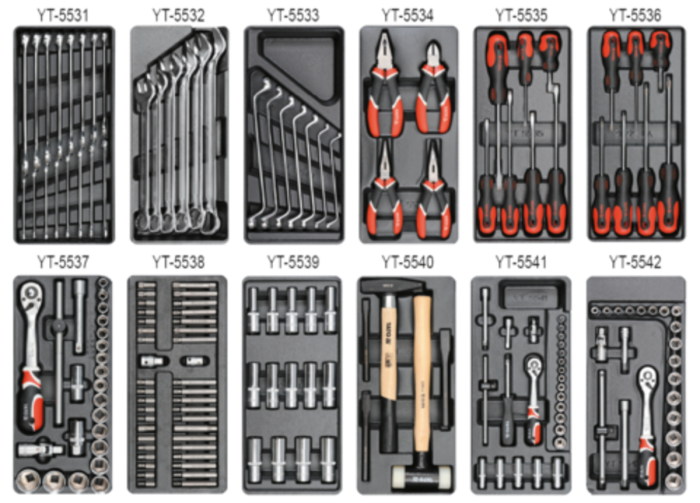 Dulap scule profesional YATO 6 sertare Echipat 177 piese [5]
