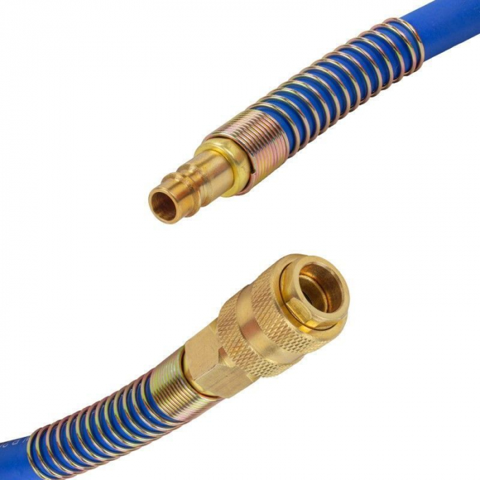 Furtun aer comprimat exterior 16mm interior 10mm lungime 20 metri cu cuple rapide [3]