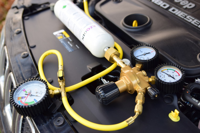 Kit de detectare a scurgerilor de hidrogen pentru sistemele de aer conditionat [3]