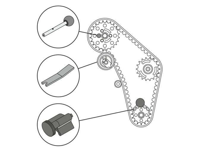 Kit fixare distributie VAG 1.2 1.4 1.9 TDI PD [2]