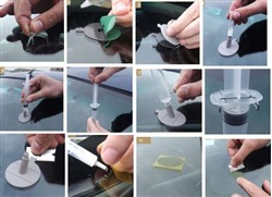 Kit pentru reparatii parbrize si geamuri K2 Glass Doctor B350, cu rasini [2]