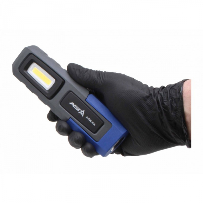 Lanterna de atelier LED COB 600LM cu magnet si acumulator [8]