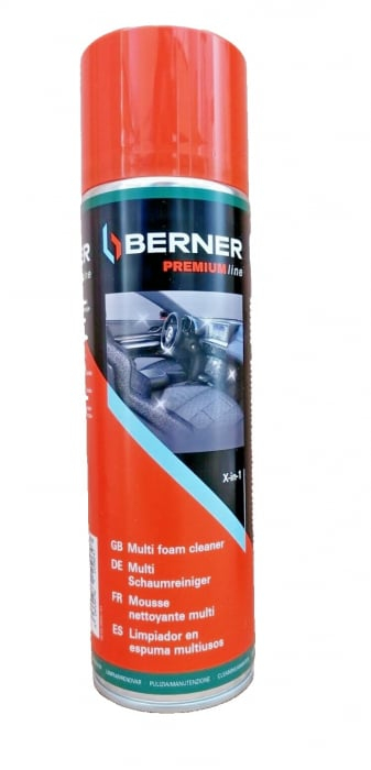 Pachet spuma curatare universala Berner 500ml + Set 4 lavete microfibra [2]