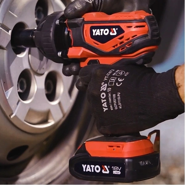 Pistol de impact cu acumulator Li-Ion 18 V 2 Ah patrat 1/2" 300 Nm [5]