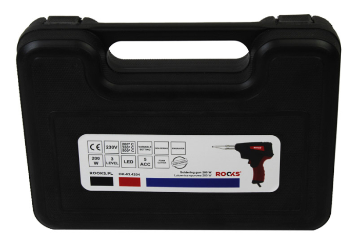 Pistol de lipit cu accesorii 200W [3]