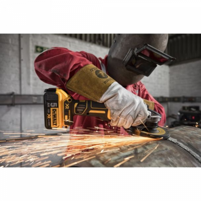 Polizor unghiular cu 2 acumulatori 5.0Ah 1000W DeWalt DCG405P2 [2]