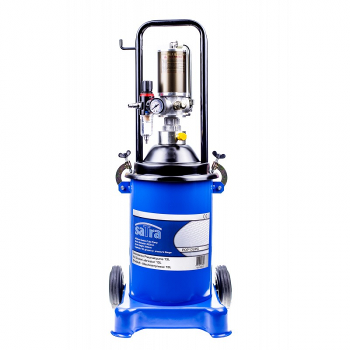 Pompa pentru gresat pneumatica 13L [3]