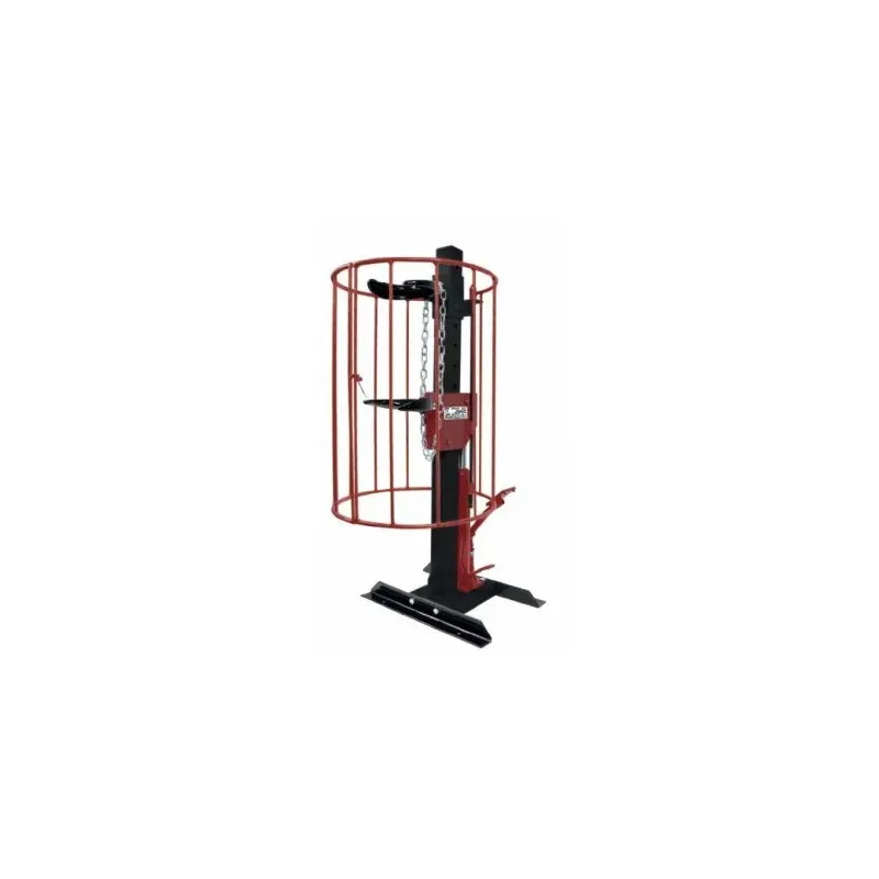 Presa hidraulica pentru arcuri pe stand 1T cu talere si protectie [2]