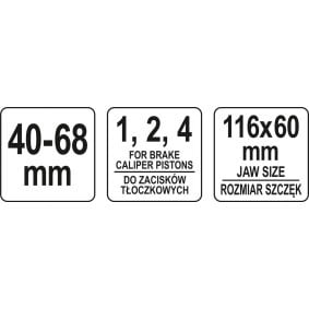 Presa pentru impins etrieri/pistonase frana cu clichet [5]