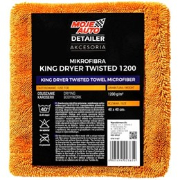 Prosop uscare auto Mini Twisted 1200g/m2 40x40cm King Dryer [2]