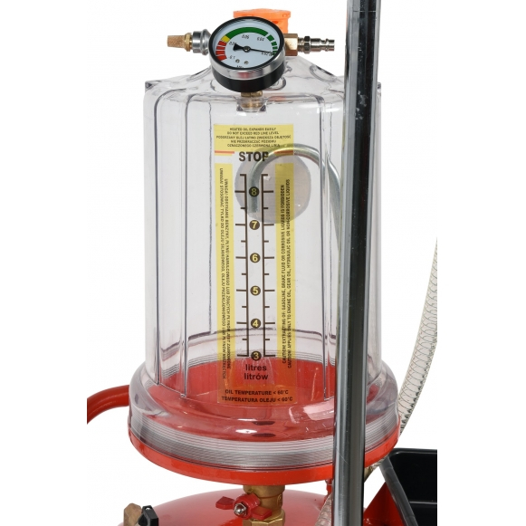Recuperator pneumatic ulei uzat cu aspiratie si vas gradat 90L [3]
