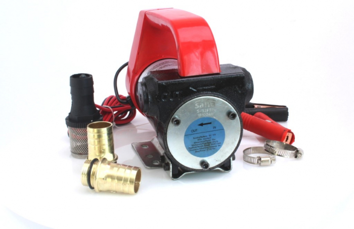 Pompa electrica transfer ulei si combustibil 40L/min 12V 155W [2]