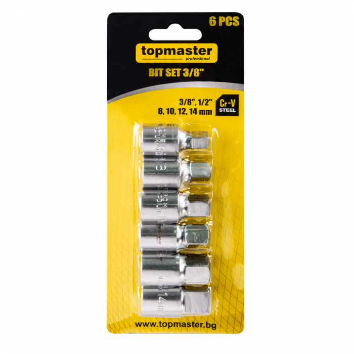 Set biti pentru busoane 6, 8, 10, 12,14mm 6 piese TMP [2]