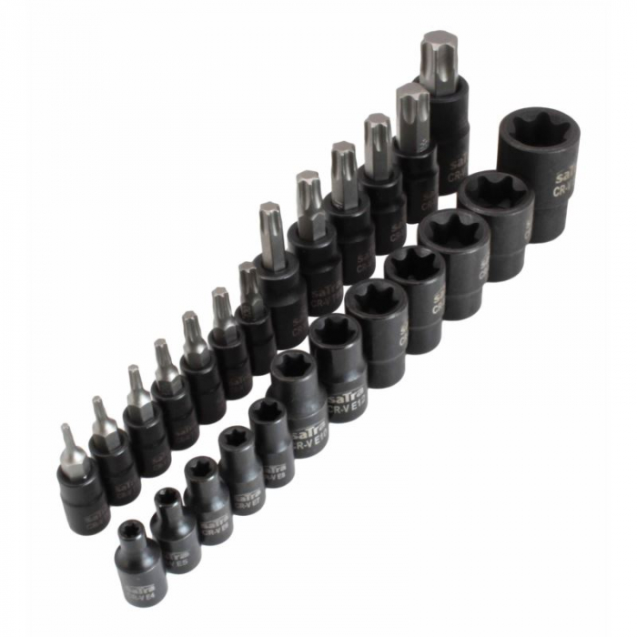 Set biti torx si tubulare E-Torx 1/4  3/8 1/2  25 piese [3]