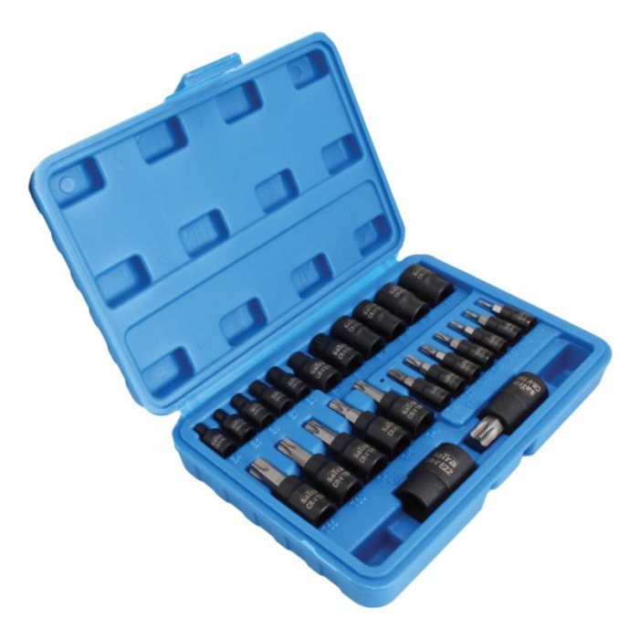 Set biti torx si tubulare E-Torx 1/4  3/8 1/2  25 piese [2]
