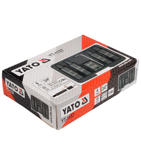 Set bitide impact Spline M12-M18 3/4” - 6piese [2]