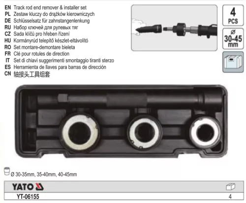 Set chei bieleta directie 30-45mm 3 piese [3]