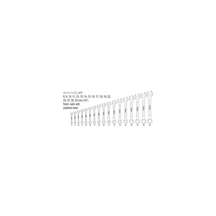 Set chei combinate 8-32mm 17 piese [3]