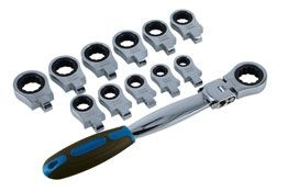 Set chei cu clichet si articulatie 8-19 mm 13 piese Laser Tools [2]