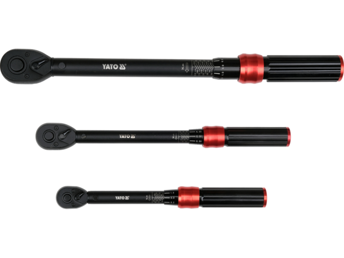 Set chei dinamometrice 1/4" 3/8" 1/2" interval 2–220Nm 9 piese toleranță 3% [2]
