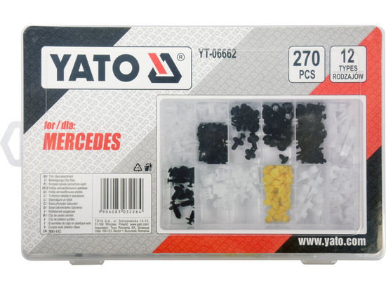 Set clipsuri cleme auto MERCEDES 270 piese [3]