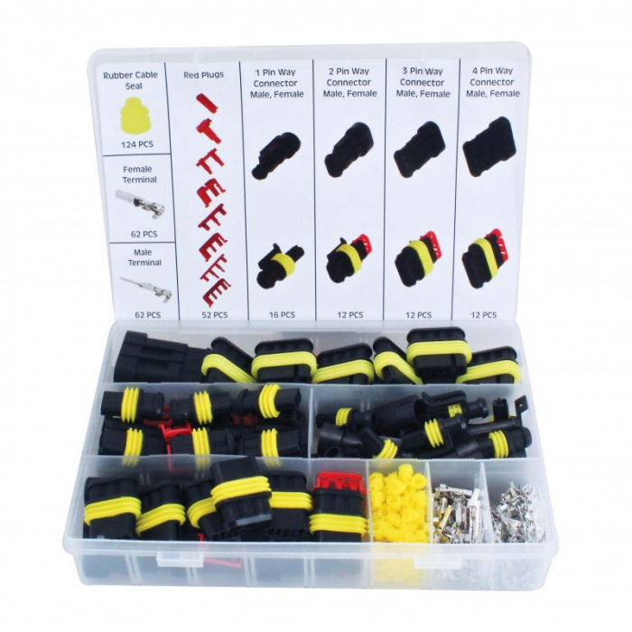 Set conectori pentru cabluri electrice 352 piese [2]