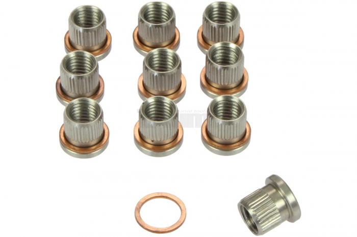 Set filete de schimb pentru reparat etrieri frana M9x1.25 10 piese [2]