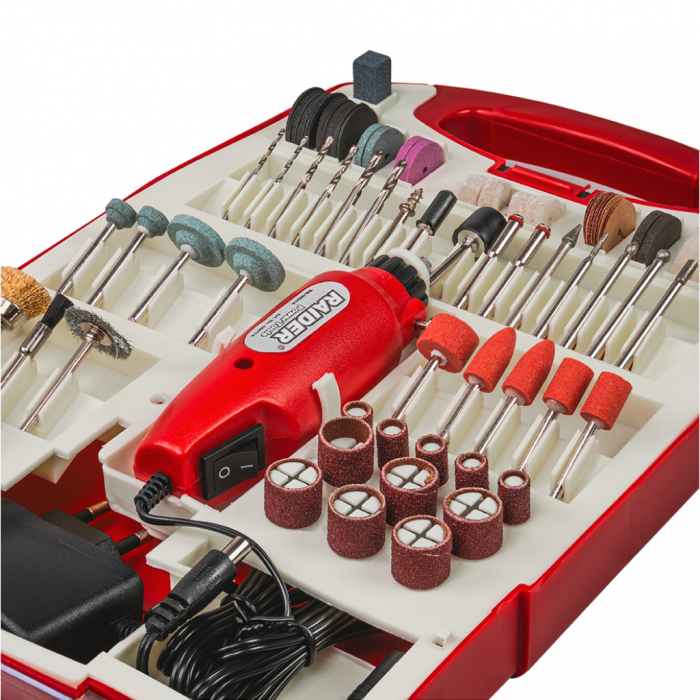 Set Mini Grinder 230V și 12V DC 110 accesorii RD-MG14 [3]