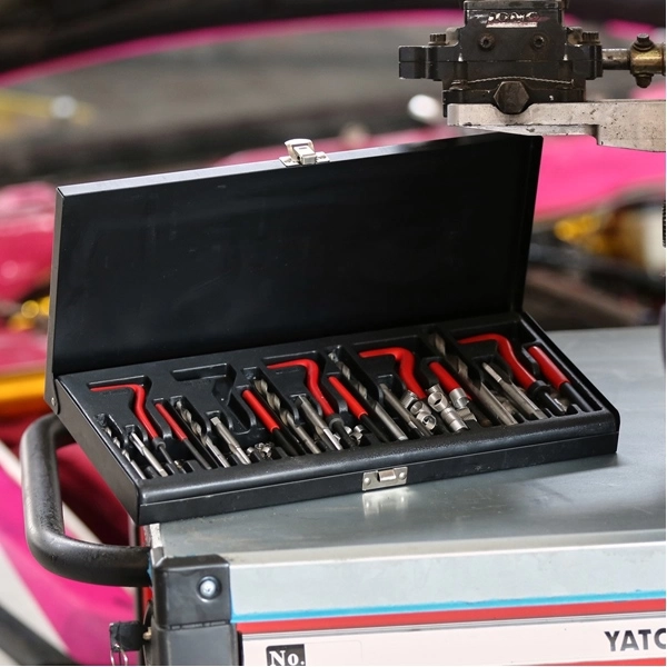 Trusa pentru reparat filete M5-M12 131 piese [3]