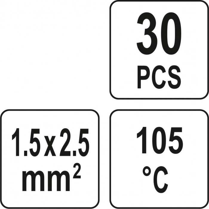 Set Tuburi Termocontractabile staniu 1.5-2.5mm 30buc 105°C [3]