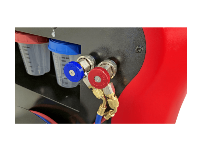 Statie profesionala pentru incarcat si testat sistem aer conditionat/clima cu freon R134A Rooks [4]