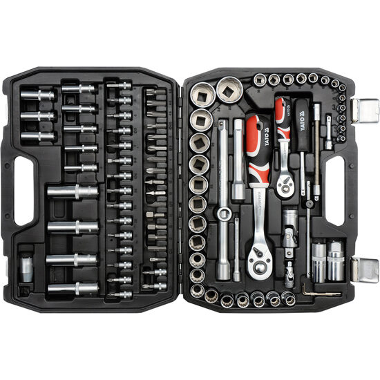 Trusa chei tubulare bihexagonale (12 laturi) profesionala 94 piese Yato [2]