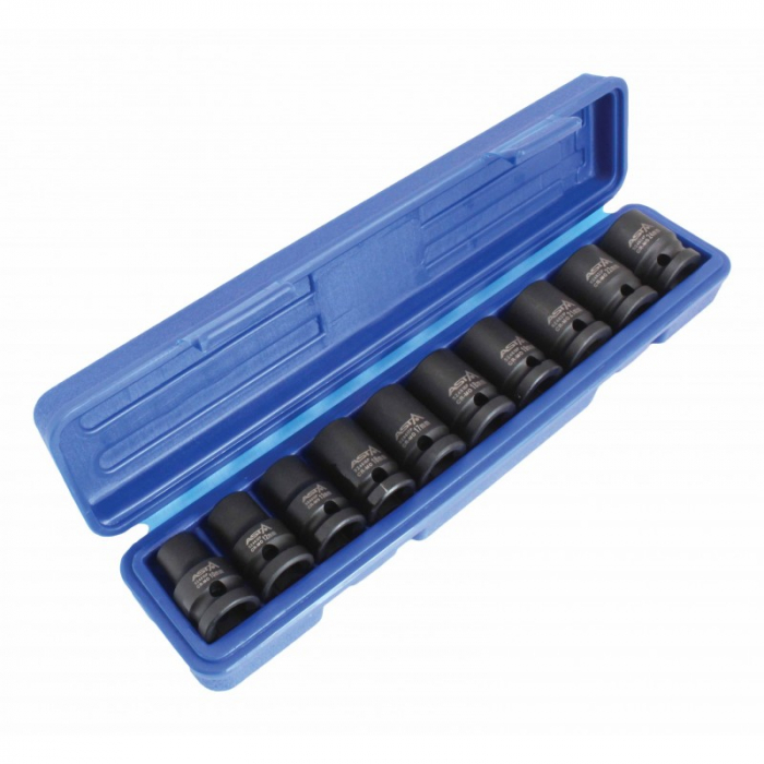 Trusa chei tubulare scurte de impact 1/2 10-24mm 10 piese [3]