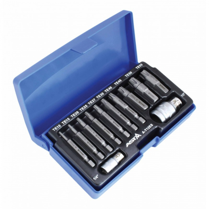 Trusa pentru extras suruburi cu cap torx uzat 1/4" 1/2" [2]