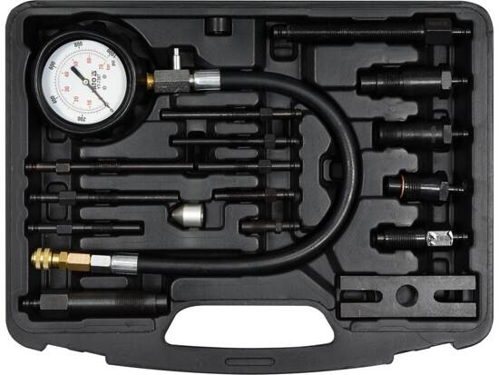 Trusa pentru masurat compresie motoare diesel 0-70 Bar 16 piese [2]