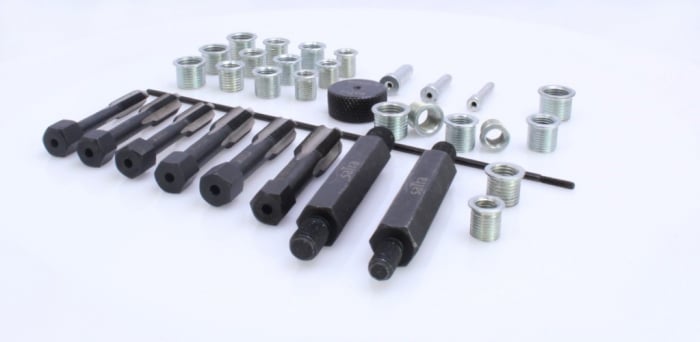 Trusa pentru reparat filete bujii M8 M10 M12 [4]