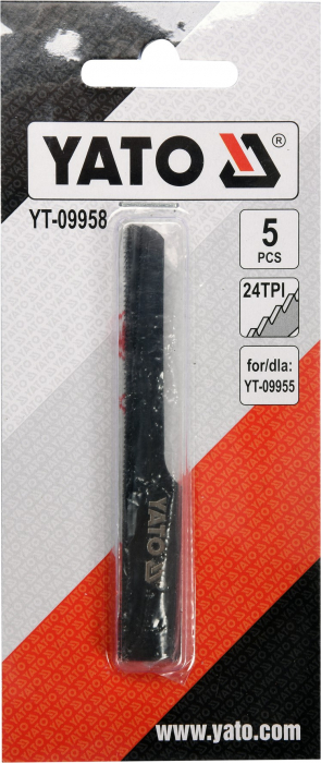 Lame rezerva pentru fierastrau pneumatic 5 piese 24 TPI [3]