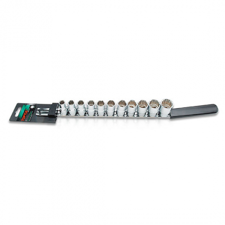 Truse de scule - Set tubulare scurte 1/2 12 laturi 10-22mm