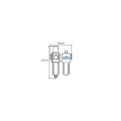 Filtru decantor condens si lubrifiere 1/2 cu regulator presiune [5]