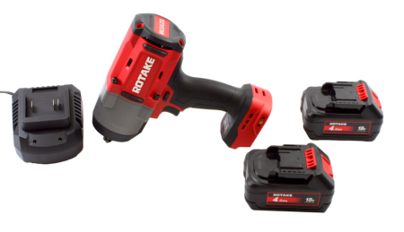 Cheie de impact fără fir 1/2"  1180 Nm  2×4Ah  Încărcător  Geantă de transport  Fără perii  LED [1]