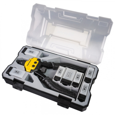 Aparate de nituit si capsat - Cleste piulite nituibile + popnituri combo 2 in 1 255mm TMP