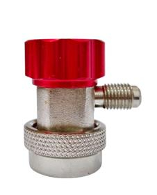 Clima/Aer conditionat - Cupla rapida HP de înaltă presiune, unghiular, pentru aer condiționat cu agent frigorific R134a, filet SAE 1/4" 7/16