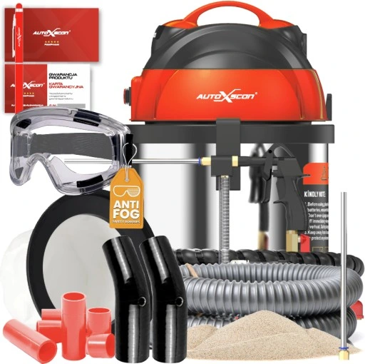 Motor - Dispozitiv pentru curatat porturi admisie si evacuare fara demontare cu coji de nuca si accesorii incluse AUTOXSCAN