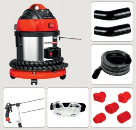 Motor - Dispozitiv pentru curatat porturi admisie si evacuare fara demontare cu coji de nuca si accesorii incluse AUTOXSCAN